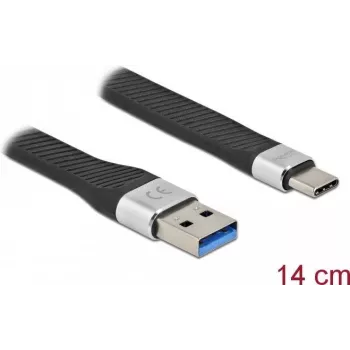 FPC-Flachbandkabel DeLOCK USB 3.2 Gen 1 Typ-A auf Typ-C 14 cm