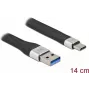 FPC-Flachbandkabel DeLOCK USB 3.2 Gen 1 Typ-A auf Typ-C 14 cm