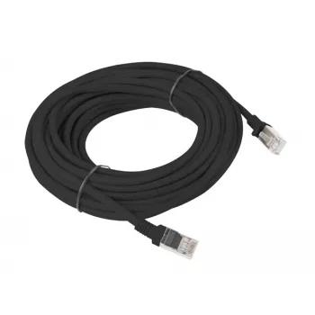 Lanberg PCU5-10CC-1000-BK Netzwerkkabel Schwarz 10 m Cat5e U/UTP (UTP) (PCU5-10CC-1000-BK)