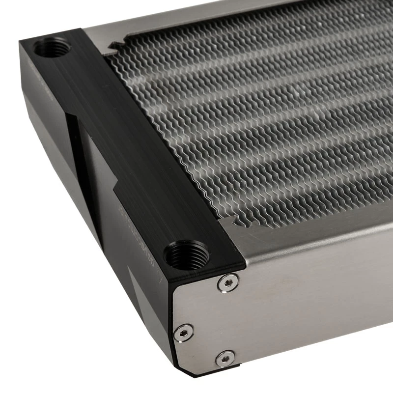Radiator Aqua-Computer airplex radical 2/480 — Aluminium/Kupfer/Edelstahl, 520×140×40 mm