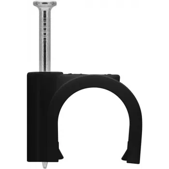 Goobay Kabelclip 14 mm, schwarz (64685)