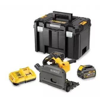 DEWALT DCS520T2 Handkreissäge 54V 2x XR FLEXVOLT 6Ah TSTAK Schwarz, Gelb