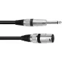 XLR auf 6,3 mm Mono Adapterkabel Omnitronic 3022519B — 1× XLR 3-polig auf 1× 6,3 mm Mono, 2 m