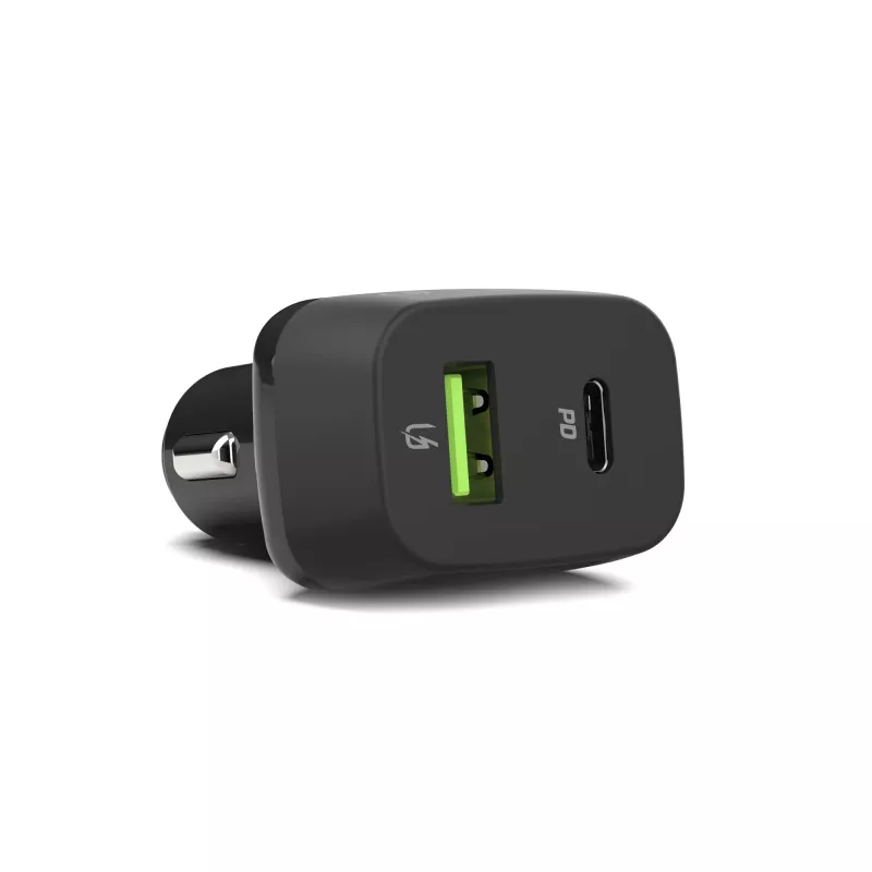 KFZ-Ladegerät Grün Cell CAD33, 42 W, USB-C PD + USB-A QC3.0, 12/24 V Eingang, 5–12 V Ausgang