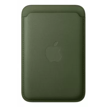 Kartenhalter Apple iPhone FineWoven Wallet mit MagSafe moosgrün Microtwill