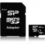 MicroSDXC Flash-Speicherkarte Silicon Power 128 GB UHS‑I (Class 10, U1), 85 MB/s, schwarz, mit SD-Adapter