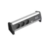 Stromverteiler Bachmann Desk 1 3 AC-Steckdosen Schwarz