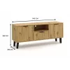RTV SCANDI 2D1S schlank ARTISAN OAK