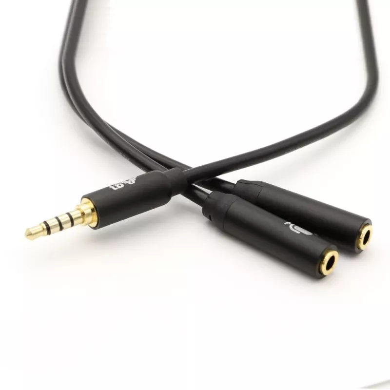 Adapter TB 3,5-mm-MiniKlinken-Splitter 1x 3,5-mm-Stecker auf 2x 3,5-mm-Buchse, Modell AKTBXAJ0P2J030B