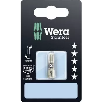 Wera Phillips-Bit PZ 2 3855/1 TS SB SiS Edelstahl D 6.3 1 Stk. (05073614001)