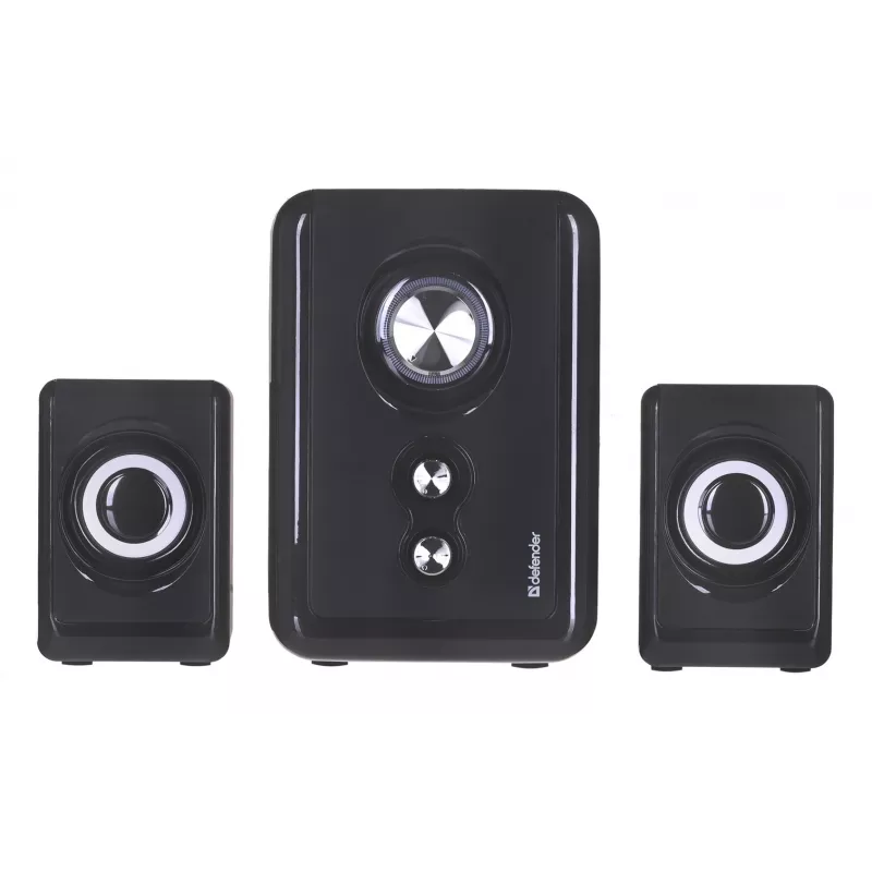 DEFENDER Lautsprecher V11 11 W kabelgebunden 2.1 Desktop-Satellitenlautsprecher, USB 5 V, schwarz