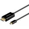 SAVIO CL-190 USB-C auf HDMI Kabel, 30Hz, 1m, Kunststoff