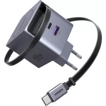 USB-C / USB-A Schnellladegerät UGREEN 45W GaN 2-Port (Modell 65822)