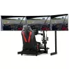 Next Level Racing Elite freistehender Dreifach-Monitorständer, 21–43 Zoll, Schwarz