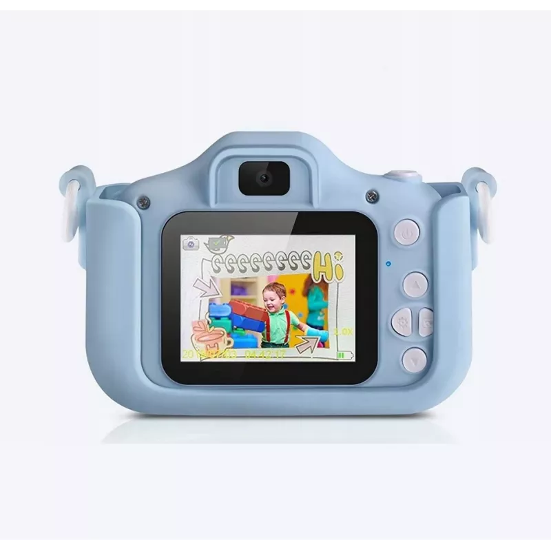 Extralink Kinderkamera H29 Single Blau, 1080P 30fps, 2.0 Display Digitalkamera