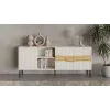 Cama INSERTO 3D1W Kommode 190x40x80 Kaschmir + LED