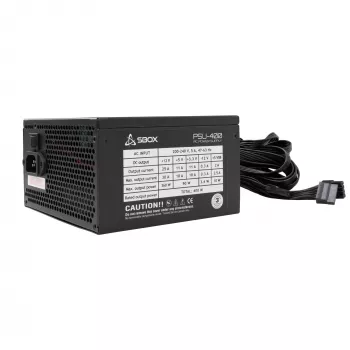 ATX-Netzteil SBOX PSU-400-2 400W Ausgangsleistung, ATX-Formfaktor