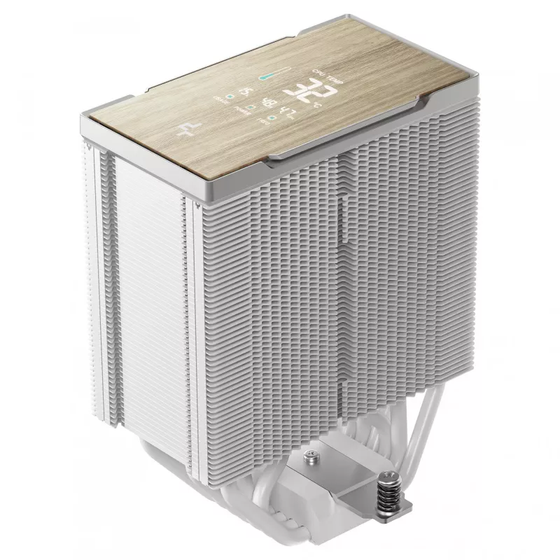 Luftkühler DeepCool AK700 Digital WH, 120 mm Lüfter, unterstützt AM5/AM4/LGA 1700/1200/1155/1151/1150, weiß