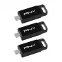 USB-Stick PNY Elite 128 GB USB Type-C 3.2 Gen 1 (3.1 Gen 1) Schwarz