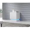 Nachttischbeleuchtungsset Cama Meble QIU — aufbauend blau LED, AC-Stromversorgung, 2 Stück