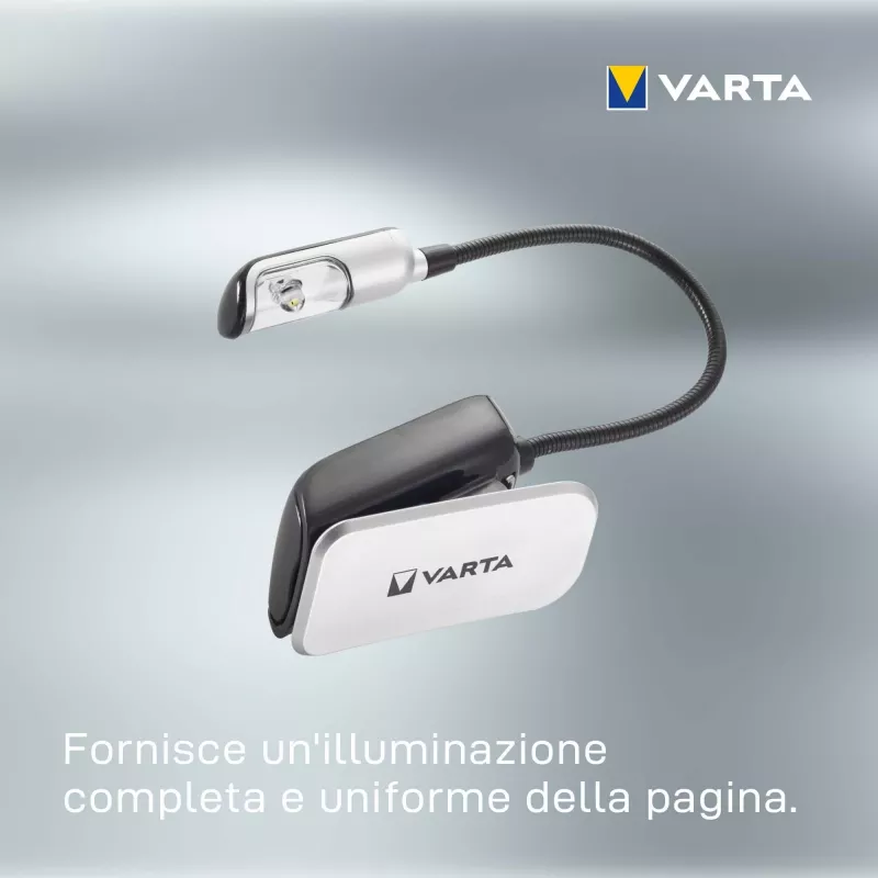 Varta 16618 - Clip-Taschenlampe - Schwarz - Silber - Kunststoff - LED - 1 Lampe - 9 lm