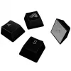 GLORIOUS GPBT Backlit Keycaps — ANSI-Layout, PBT-Material, schwarz