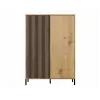 KAMARO 2DD schlank/GŁ Eiche ARTISAN DISPLAY CABINET