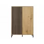 KAMARO 2DD schlank/GŁ Eiche ARTISAN DISPLAY CABINET