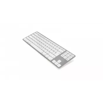 Tastatur Matias FK408BTS-UK Bluetooth Tenkeyless Aluminium Silber — UK-Layout