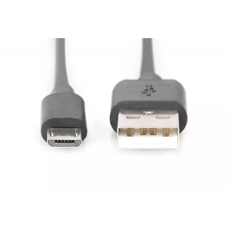 Assmann USB 2.0 Verbindungskabel. Typ A - Micro B M/M. 3.0m. USB 2.0 konform. UL. sw (AK-300110-030-S)