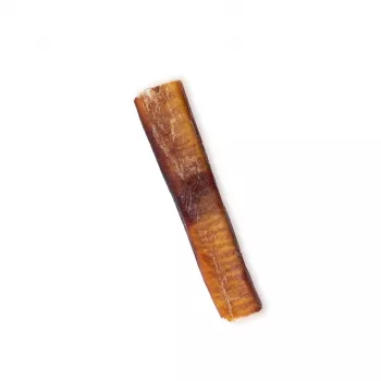 Kauknochen UNISZKI Rinderpenis 12 cm Einzelstück, natürlicher Kausnack für Hunde