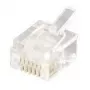 Equip Telefonstecker, 6P6C, RJ-12 (6P6C), transparent, 0,6 g, 9,65 mm, 12,3 mm, 7,2 mm
