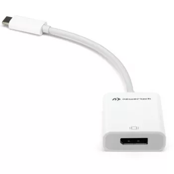 USB-Adapter, USB-C-Stecker > DisplayPort-Buchse (Weiß, 11 cm)