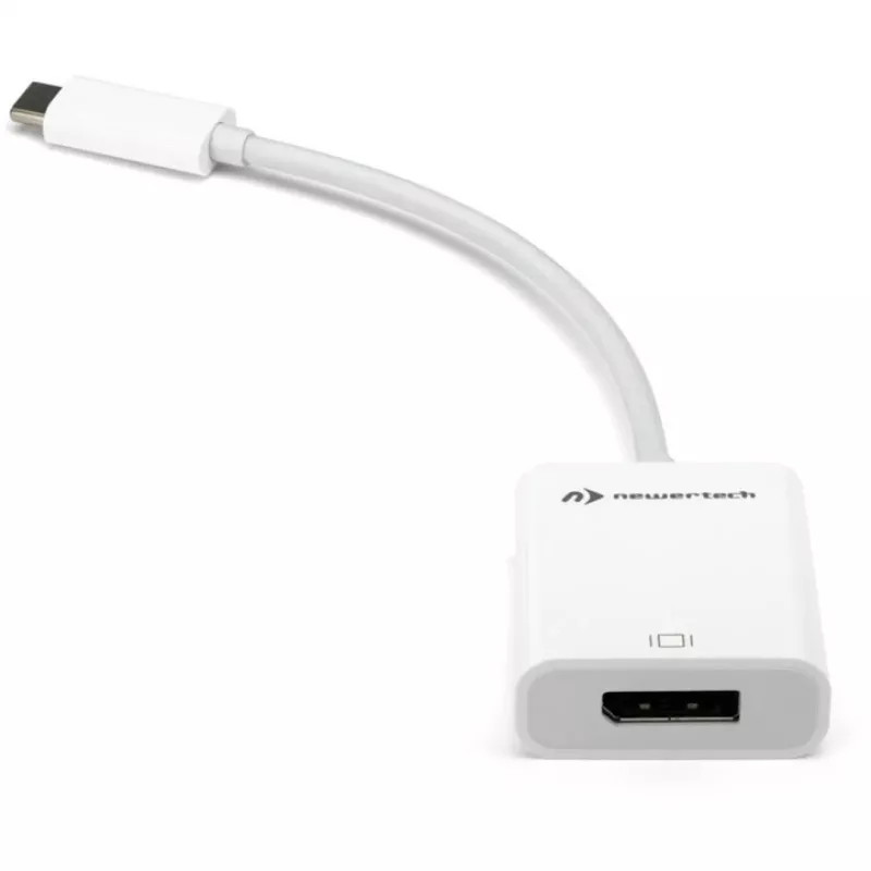 USB-Adapter, USB-C-Stecker > DisplayPort-Buchse (Weiß, 11 cm)