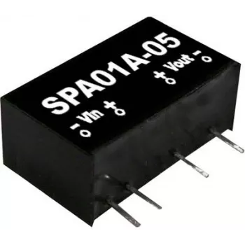 Netzteil/Spannungswandler mean well SPA01B-05, Eingang 18–36 V, Ausgang 5 V, 1 W