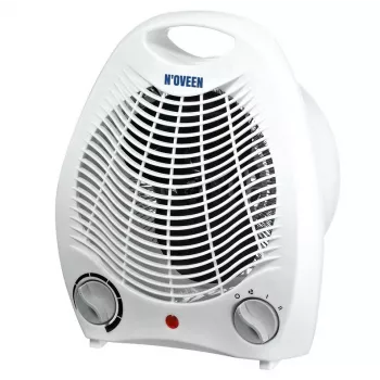 Elektrischer Heizlüfter NOVEEN FH03 — 2000 W, 2 Leistungsstufen, einstellbarer Thermostat, weiß