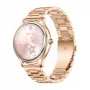 Smartwatch Colmi L28 mit goldenem Gehäuse und goldenem Edelstahlarmband