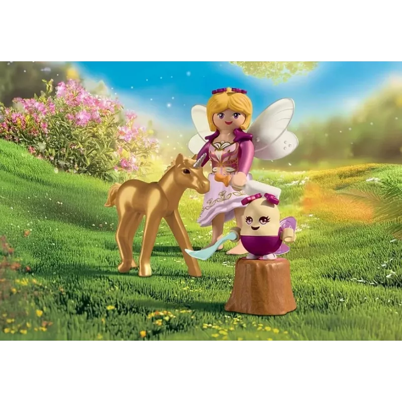 71844 Magic Unicorns: Goldenes Einhornfohlen mit Fee
