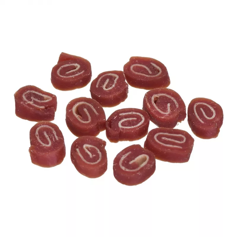 Hundeleckerlis PETITTO Sushi mit Fisch und Ente 500 g — weiche hypoallergene Trainingsleckerlis, Protein 26%, Feuchtigkeit 23%