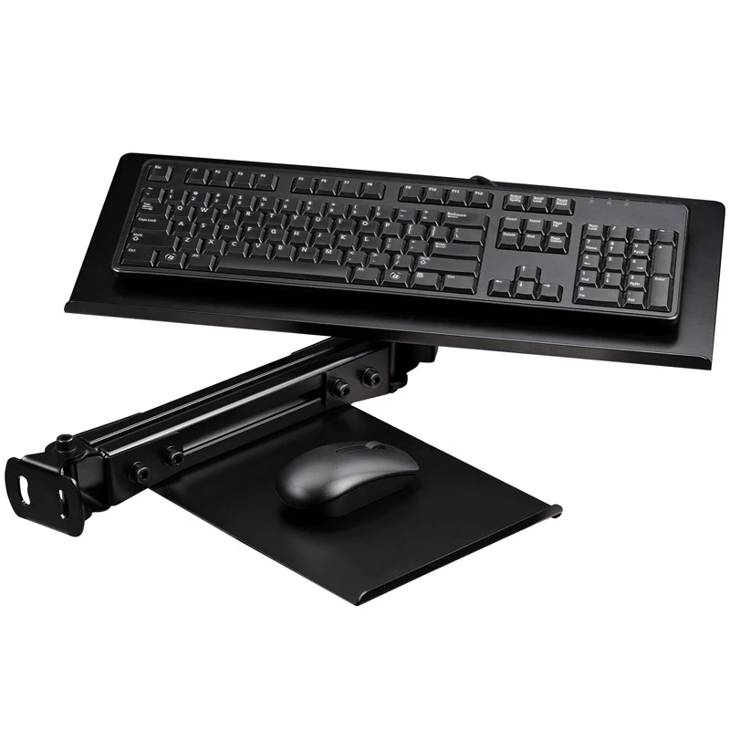 Tastatur- und Mausablage Next Level Racing NLR-E019 Elite Schwarz Edition – verstellbare Untertisch-Ablage für Tastatur und Maus