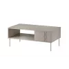 TRESSE Bank / Tisch 110x60x40 Kaschmir matt