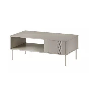 TRESSE Bank / Tisch 110x60x40 Kaschmir matt