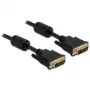 DVI-I-Kabel DeLOCK 83113 5m Schwarz