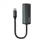 SAVIO Adapter USB-C 3.1 Gen.1 (M) auf RJ-45 Gigabit Ethernet (F), 1000 Mbps, AK-56, grau