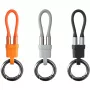USB-C Schlüsselanhänger-Kabelset 4smarts 541385 — 7,5 cm, gemischte Farben, 30 Stück