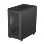 19-Zoll-Rack-Schrank LANBERG FF01-6022-23B, 22U, 600×1000 mm, schwarz, perforierte Türen