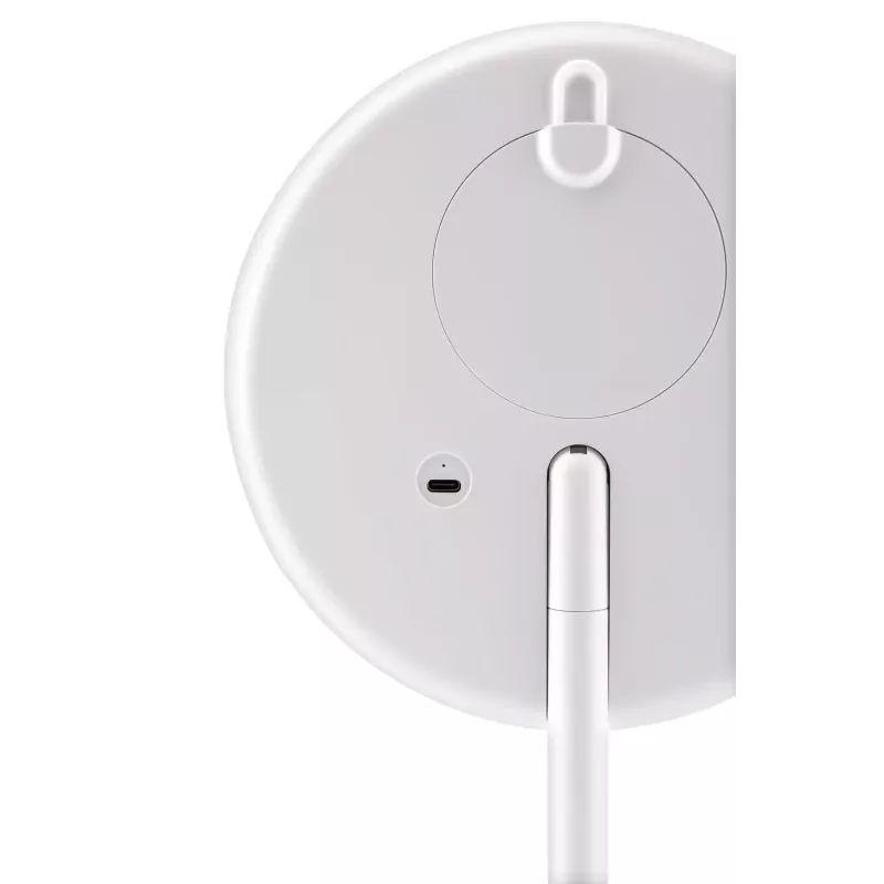 Freistehender LED-Schminkspiegel ETA Fenité rund 20 cm, Touch-Steuerung, USB, integrierte LiPo-Batterie