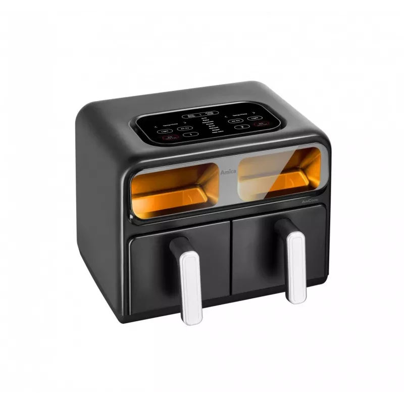 Heißluftfritteuse AMICA AFM7020 Schwarz — 700 W Leistung, 3,5 l Fassungsvermögen
