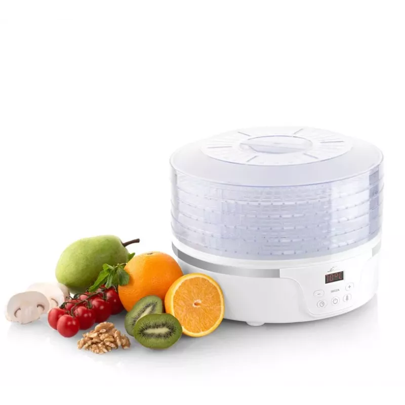 Dörrautomat ETA Eta SECCA Transparent Weiß 380 W, LED-Anzeige, 24-Stunden-Timer, 300×300×220 mm