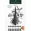 Faber-Castell 267102 Fineliner Multi Schwarz 8 Stück Rundspitze